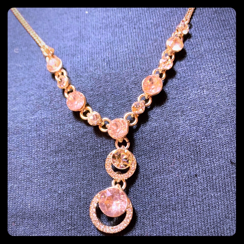 Givenchy Crystal Y-Necklace NWT